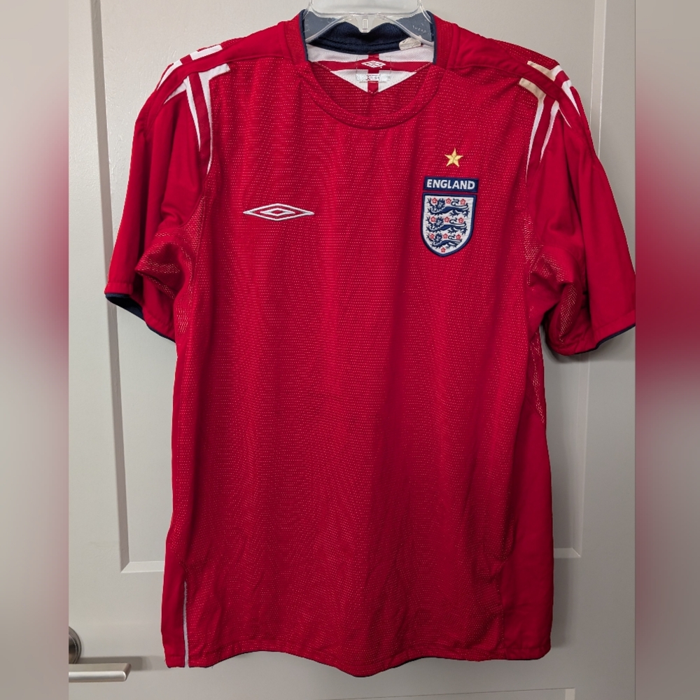 2004 England Futbol Jersey